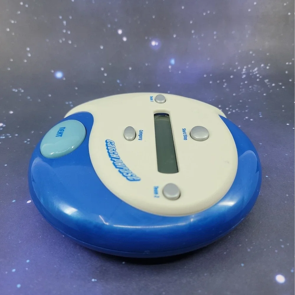 Catch Phrase Electronic Handheld Party Game White Blue 2004 Hasbro Works